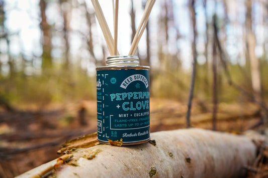 Peppermint + Clove | Mint + Eucalyptus 5oz Reed Diffuser