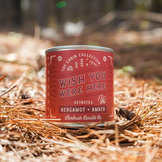Wish You Were Here | Bergamot + Amber Soy Candle
