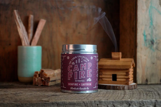 Campfire | Bonfire + Saffron 14oz Soy Candle