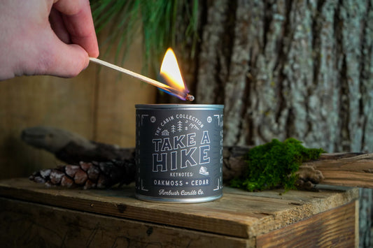 Take A Hike | Oakmoss + Cedar 8oz Soy Candle