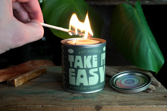 Take It Easy | Matcha + Bergamot 8oz Soy Candle