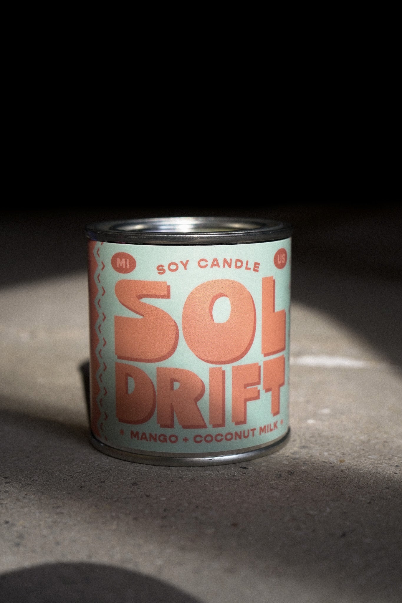 Sol Drift | Mango + Coconut Milk 8oz Soy Candle