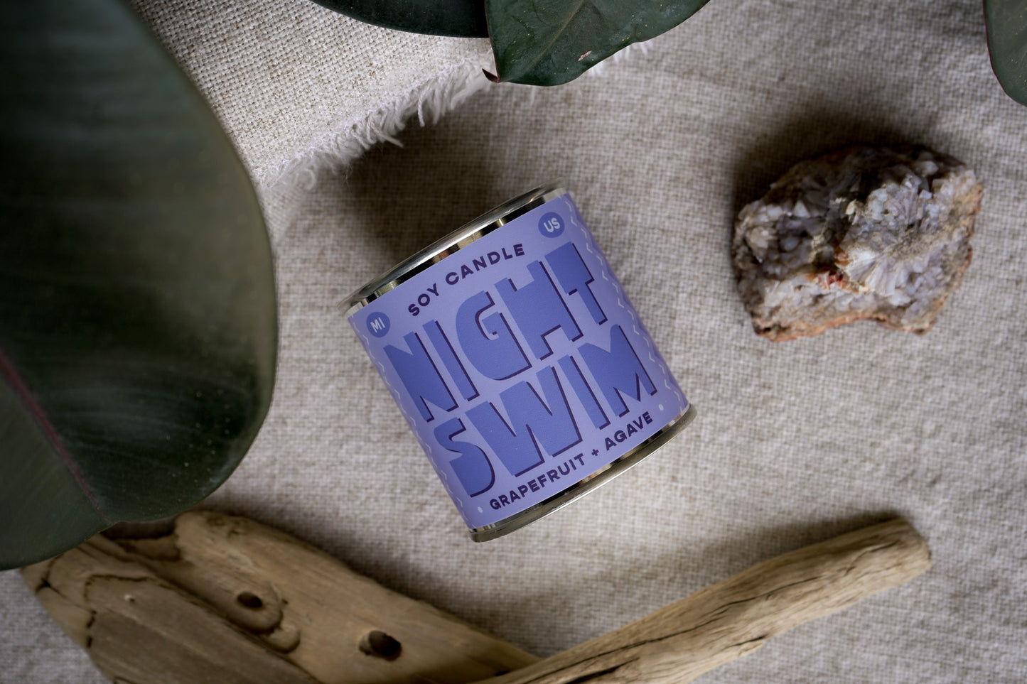 Night Swim | Grapefruit + Agave 8oz Soy Candle