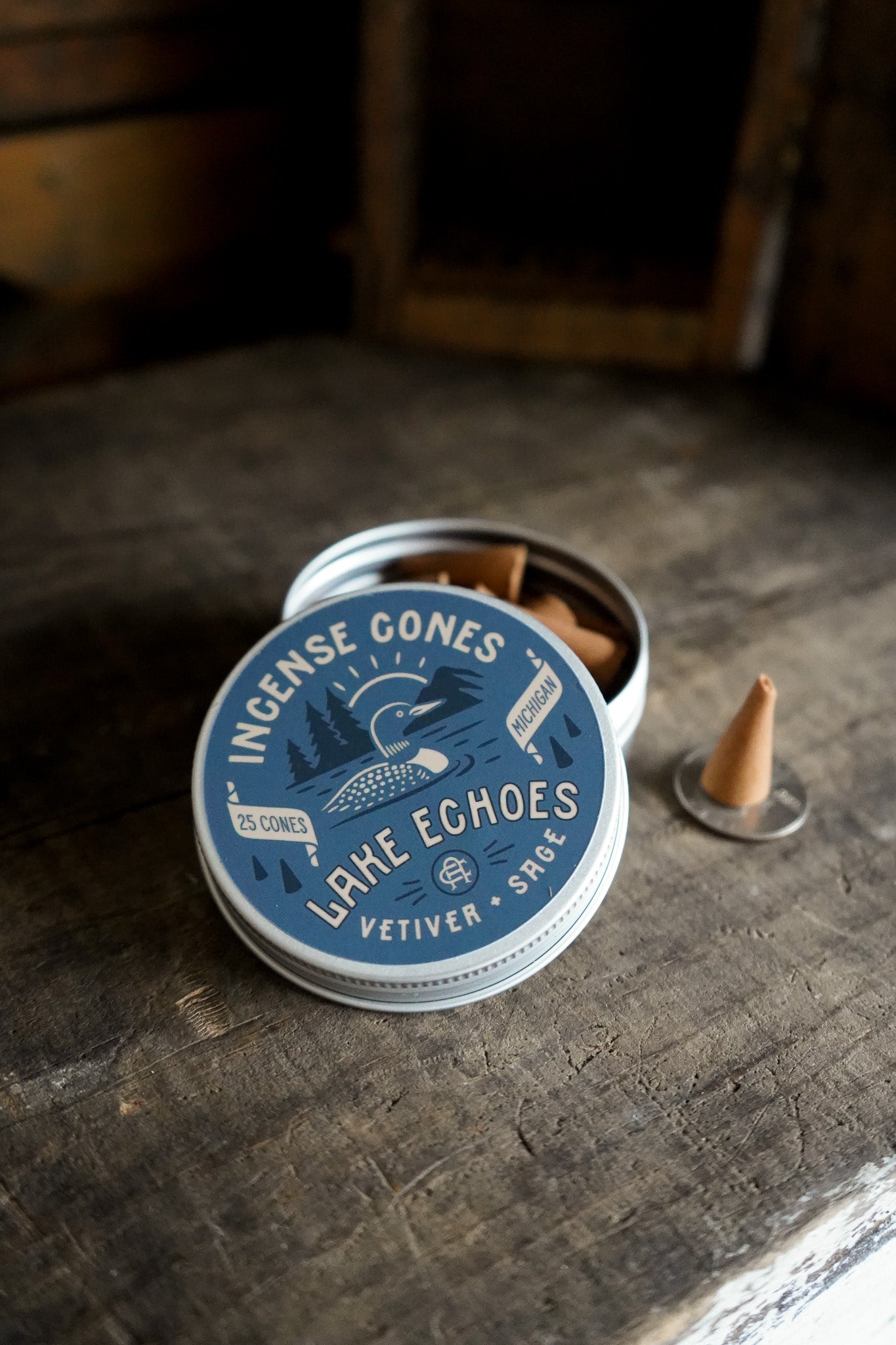 Lake Echoes | Vetiver + Sage Incense
