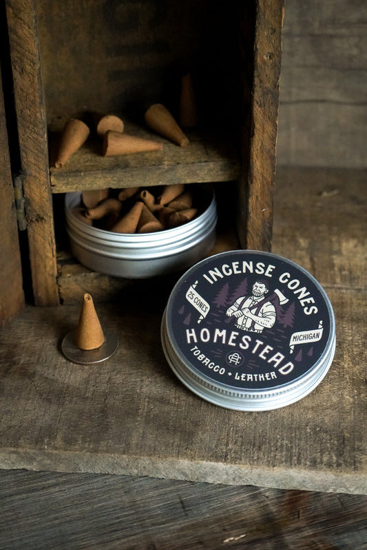 Homestead | Tobacco + Leather Incense