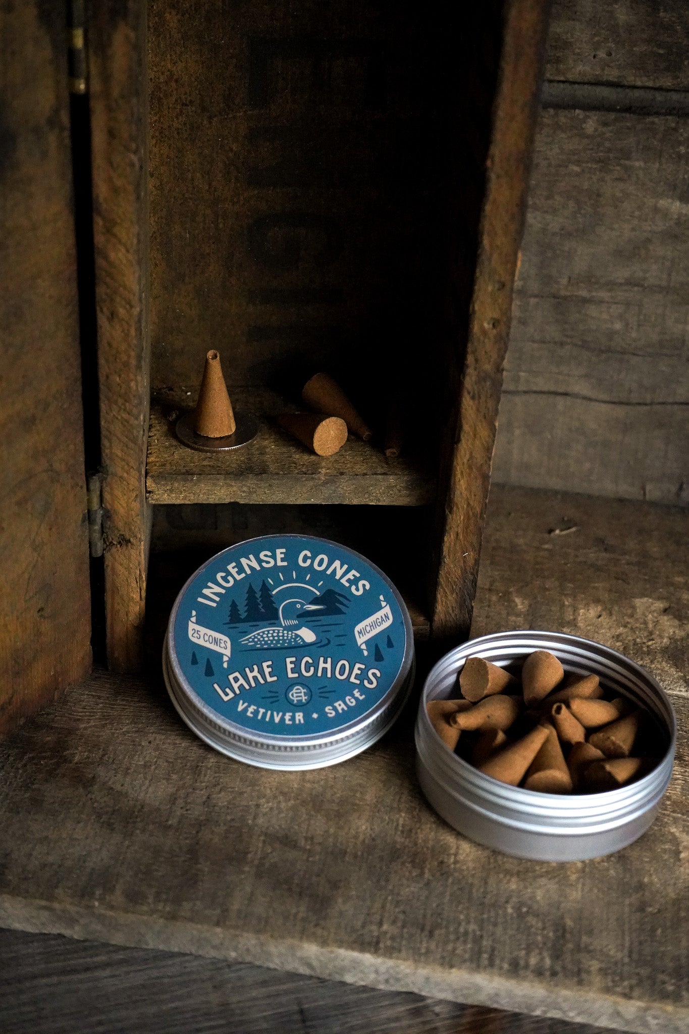 Lake Echoes | Vetiver + Sage Incense