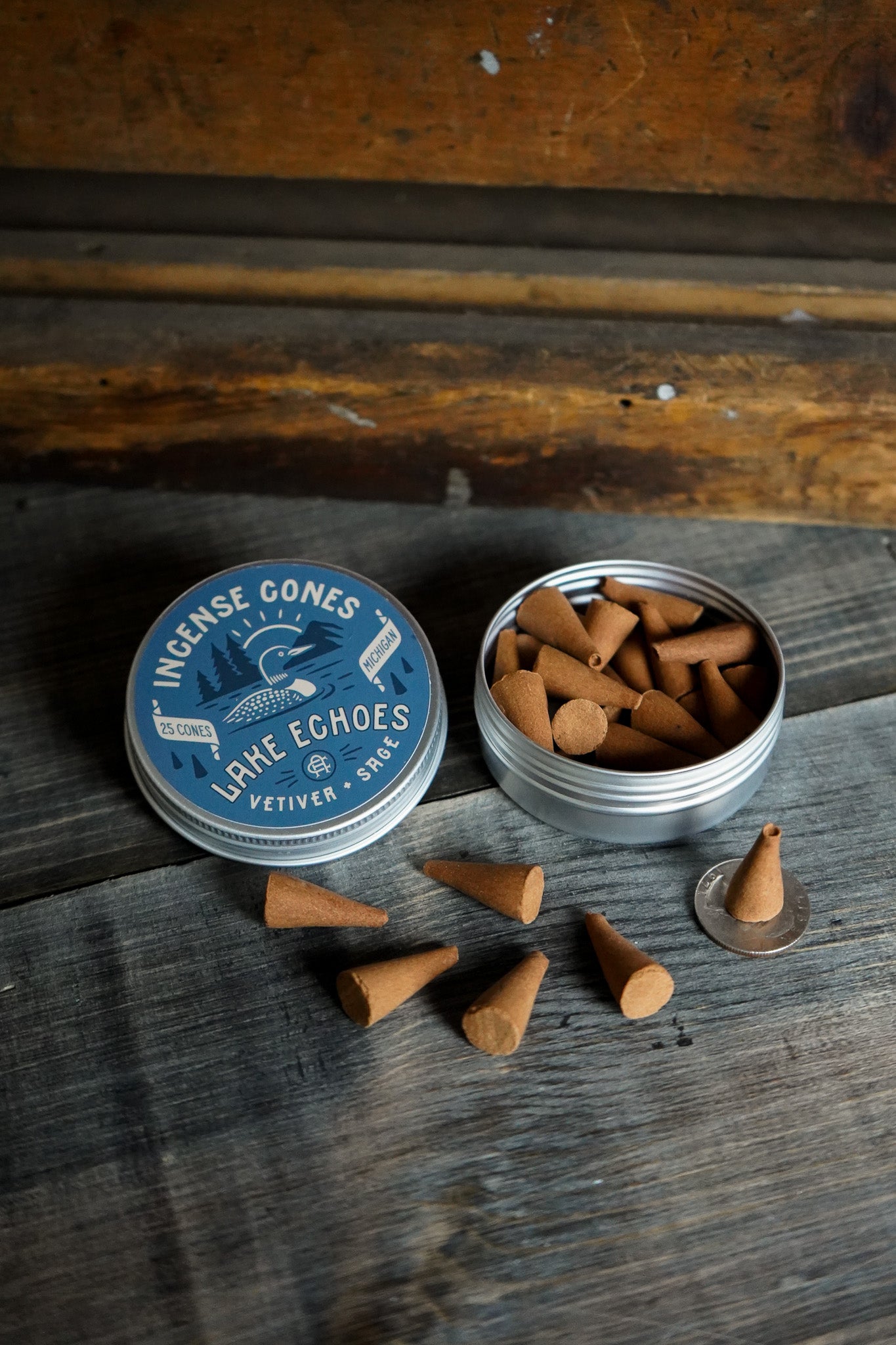 Lake Echoes | Vetiver + Sage Incense