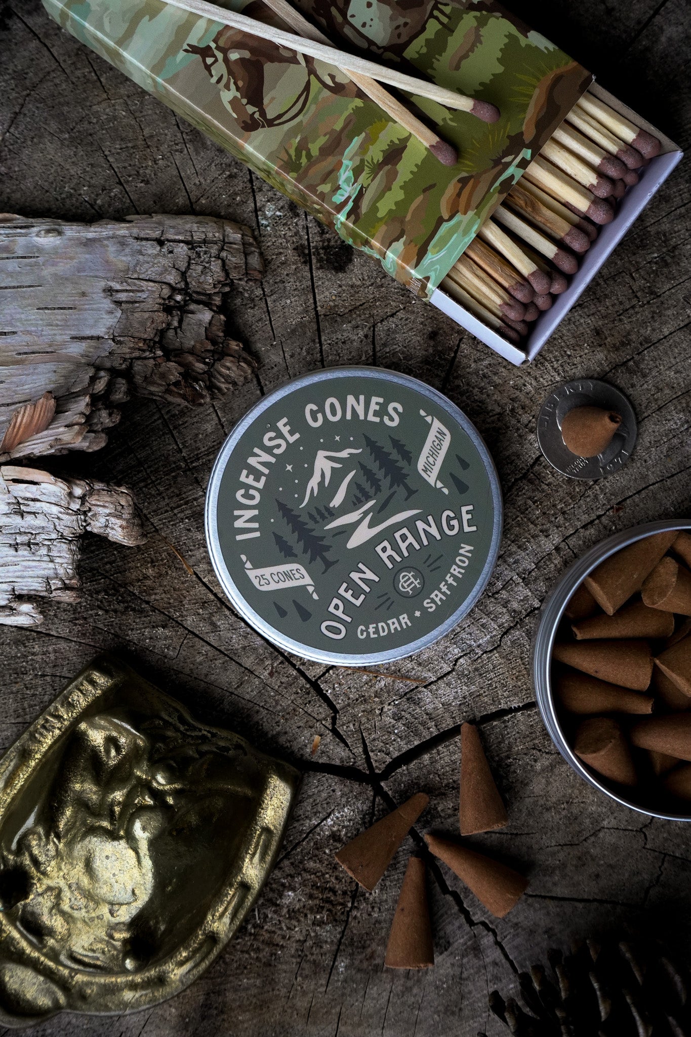 Open Range | Cedar + Saffron Incense