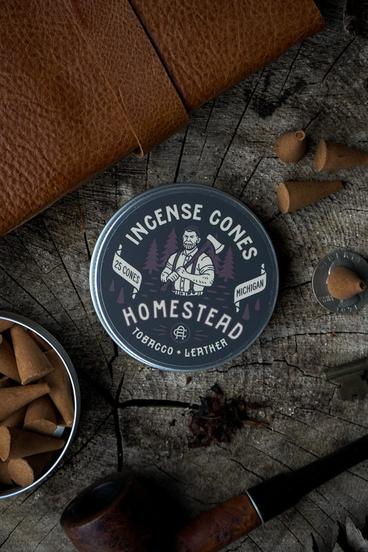 Homestead | Tobacco + Leather Incense