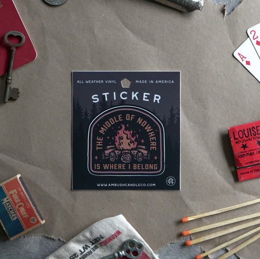 Middle Of Nowhere | Sticker