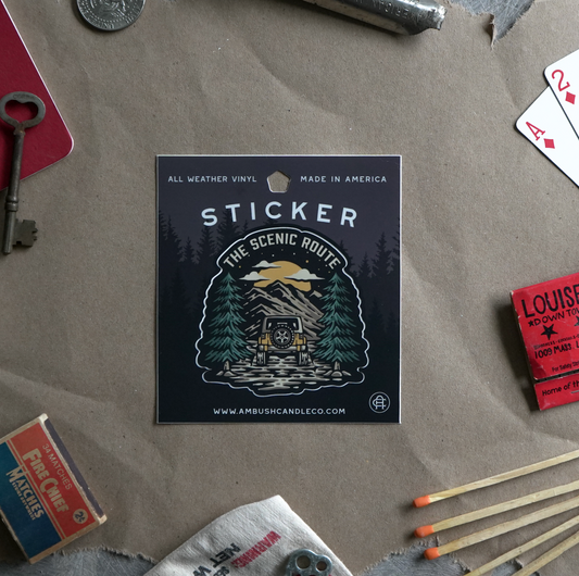 The Scenic Route | Sticker