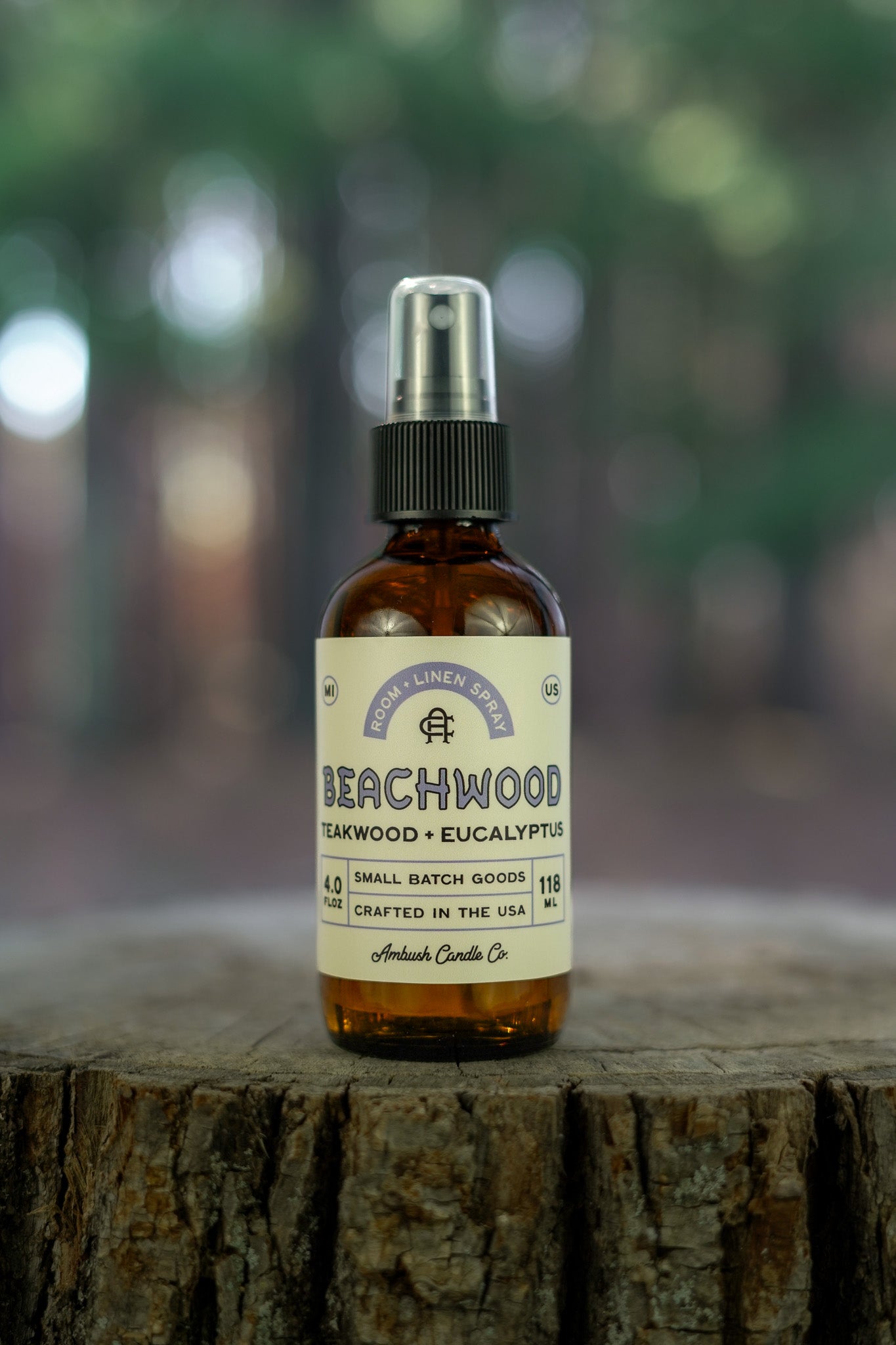 Beachwood | Teakwood + Eucalyptus Room Spray