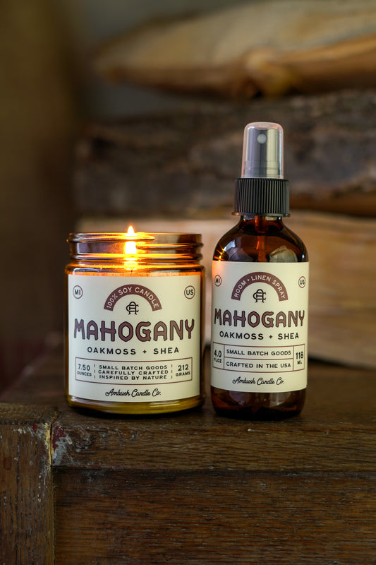 Mahogany | Oakmoss + Shea Room Spray