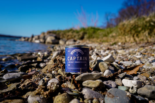 Captain | Sea Salt + Orange Blossom 8oz Soy Candle
