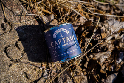 Captain | Sea Salt + Orange Blossom 8oz Soy Candle