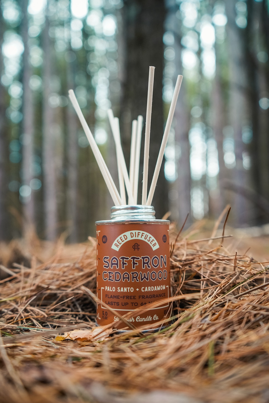 Saffron Cedarwood | Palo Santo + Cardamom 5oz Reed Diffuser