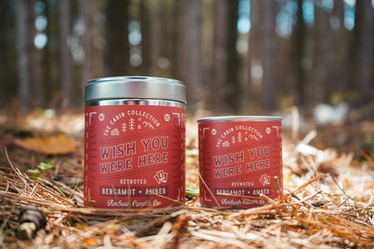 Wish You Were Here | Bergamot + Amber 8oz Soy Candle