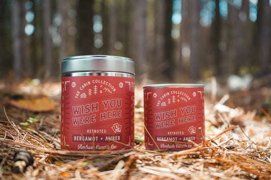 Wish You Were Here | Bergamot + Amber 8oz Soy Candle