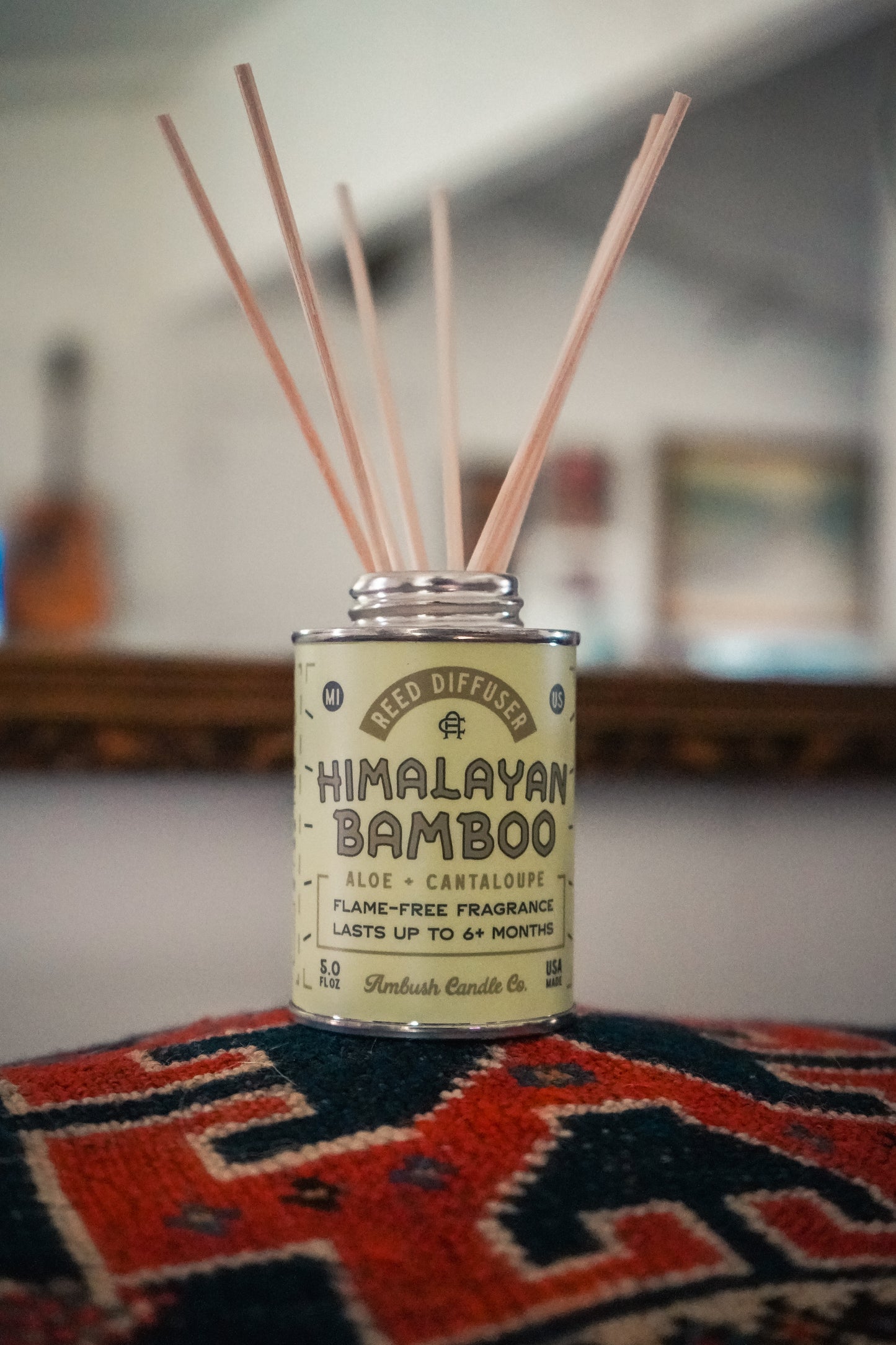 Himalayan Bamboo | Aloe + Cantaloupe 5oz Reed Diffuser
