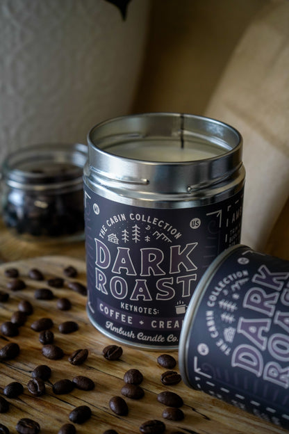 Dark Roast | Coffee + Cream 14oz Soy Candle