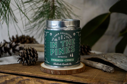 In The Pines | Evergreen + Cypress 14oz Soy Candle