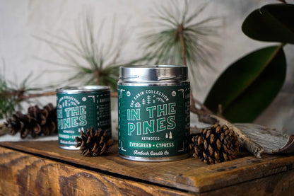 In The Pines | Evergreen + Cypress 8oz Soy Candle