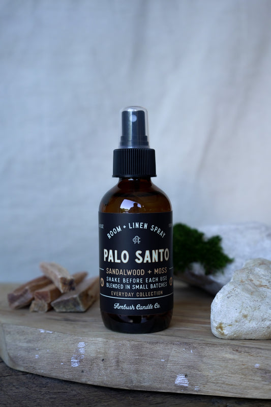 Palo Santo | Sandalwood + Moss 4oz Room Spray