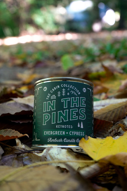 In The Pines | Evergreen + Cypress 8oz Soy Candle