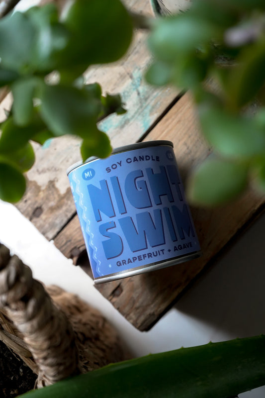 Night Swim | Grapefruit + Agave 8oz Soy Candle
