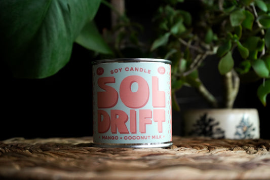 Sol Drift | Mango + Coconut Milk 8oz Soy Candle