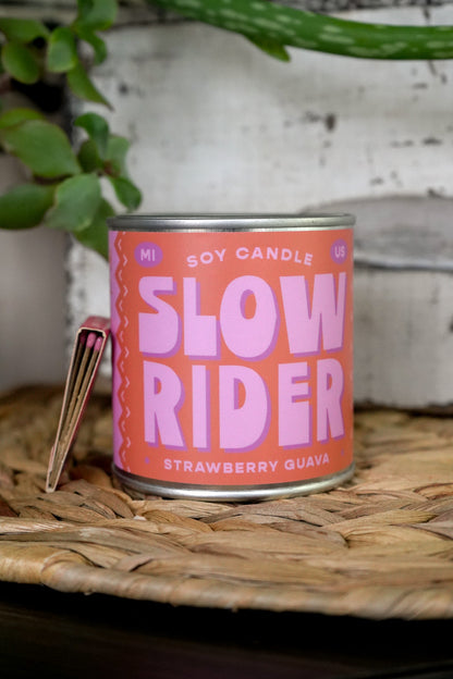 Slow Rider | Strawberry + Guava 8oz Soy Candle