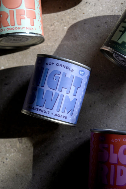 Night Swim | Grapefruit + Agave 8oz Soy Candle