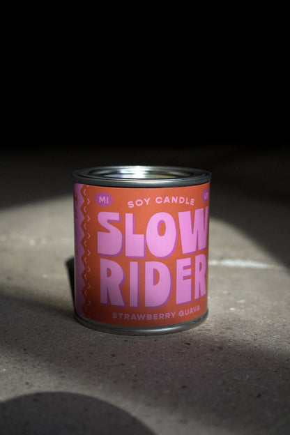 Slow Rider | Strawberry + Guava 8oz Soy Candle