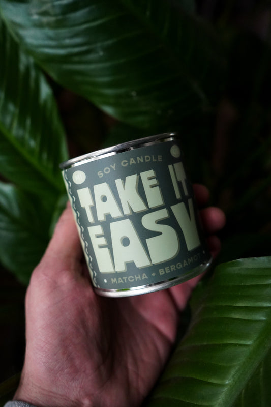 Take It Easy | Matcha + Bergamot 8oz Soy Candle