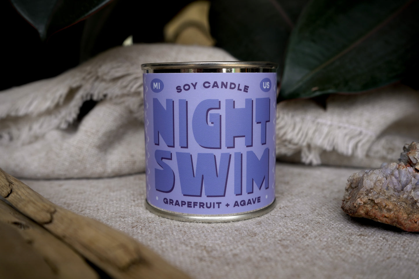 Night Swim | Grapefruit + Agave 8oz Soy Candle