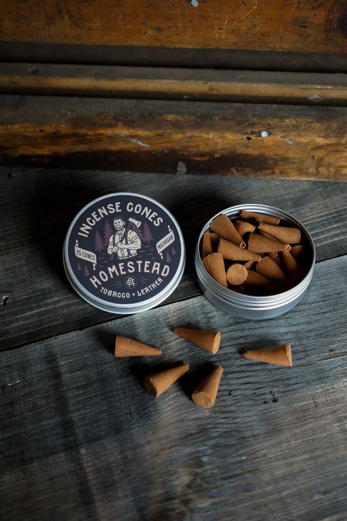 Homestead | Tobacco + Leather Incense