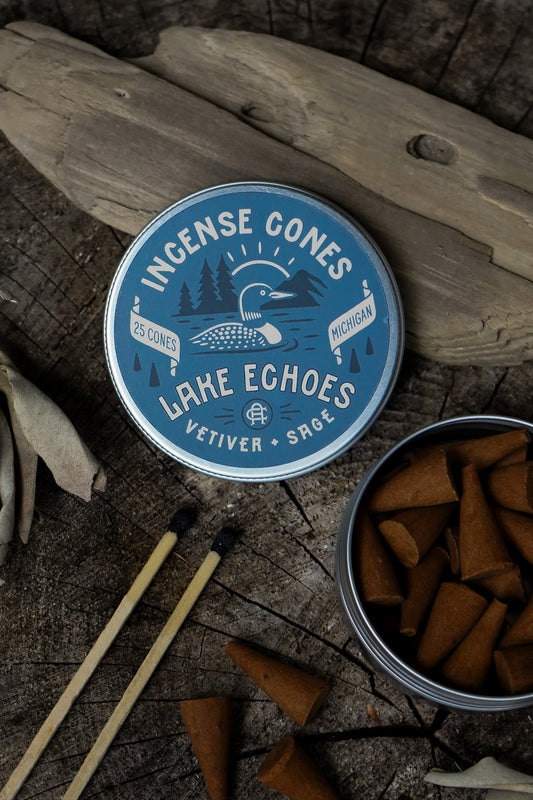 Lake Echoes | Vetiver + Sage Incense