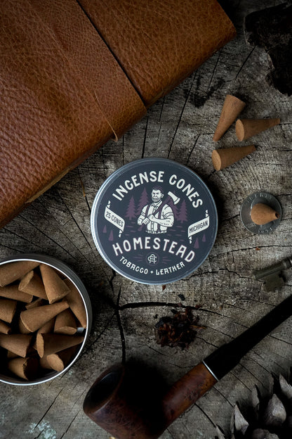 Homestead | Tobacco + Leather Incense