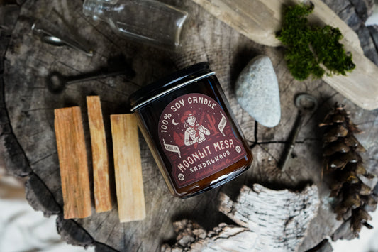 Moonlit Mesa | Sandalwood 8oz Soy Candle