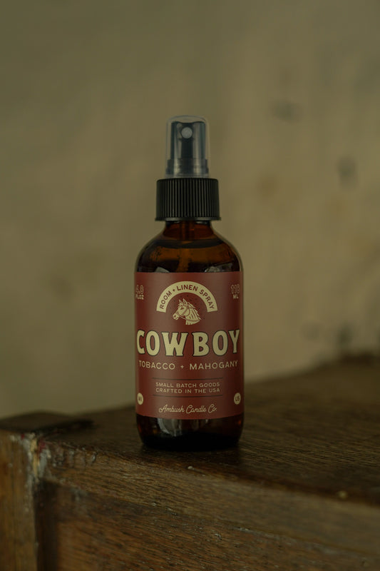 Cowboy | Tobacco + Mahogany Room Spray