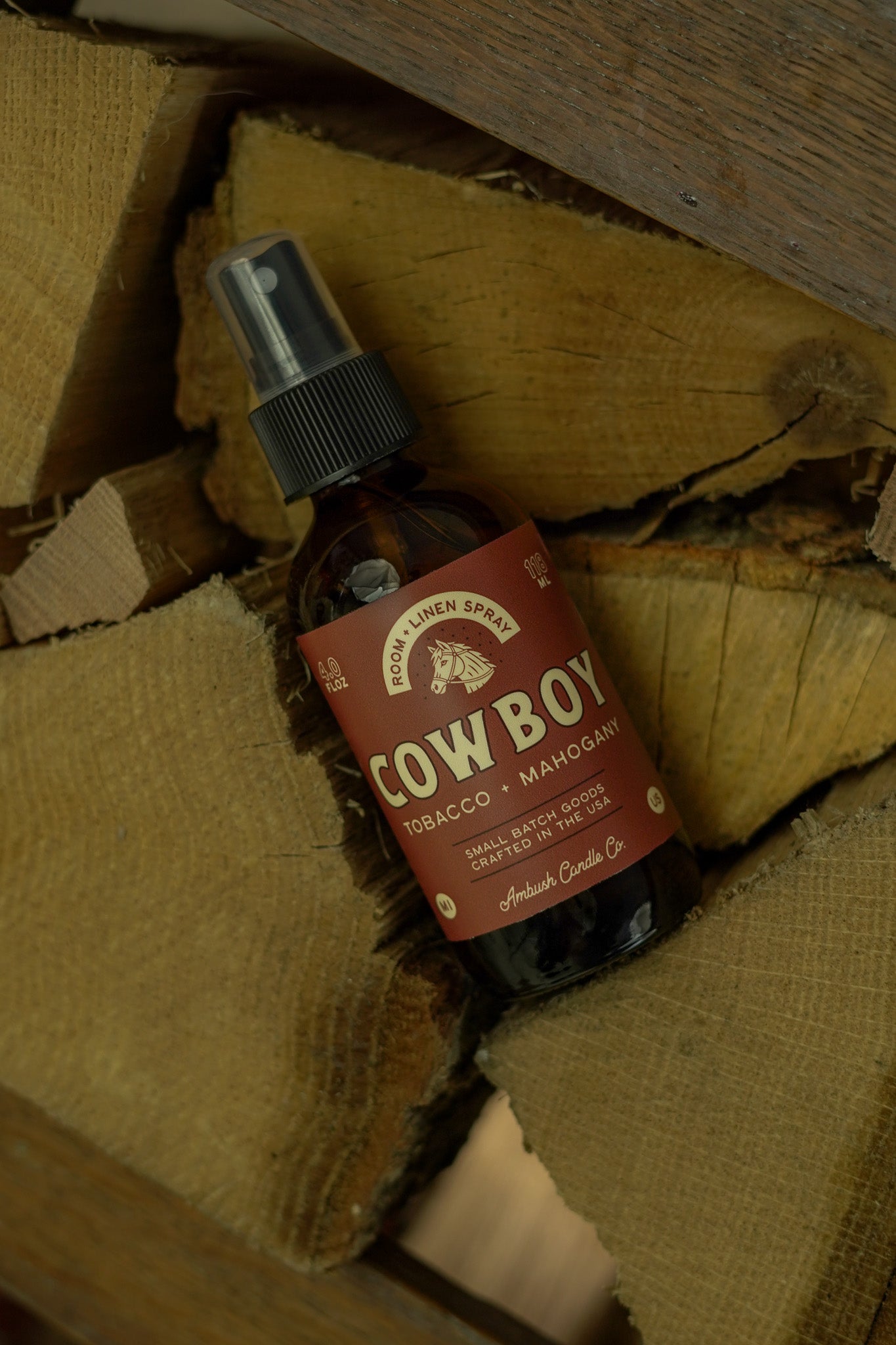 Cowboy | Tobacco + Mahogany Room Spray