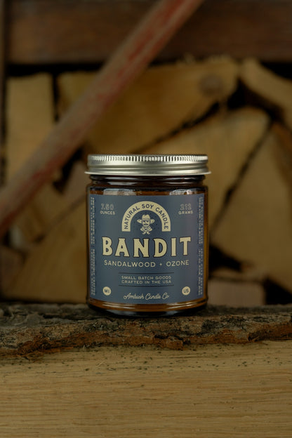 Bandit | Sandalwood + Ozone Soy Candle