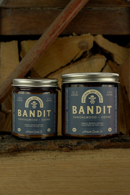 Bandit | Sandalwood + Ozone Soy Candle