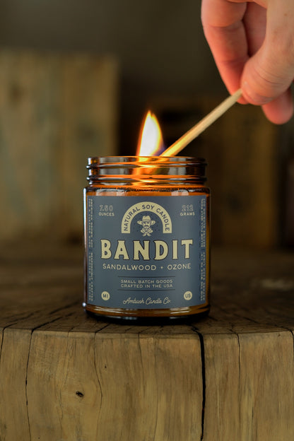 Bandit | Sandalwood + Ozone Soy Candle