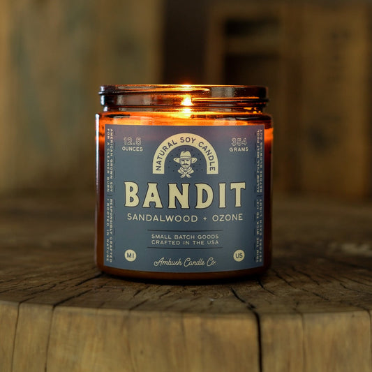 Bandit | Sandalwood + Ozone Soy Candle