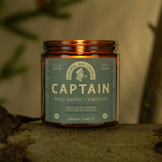 Captain | Palo Santo + Hibiscus Soy Candle