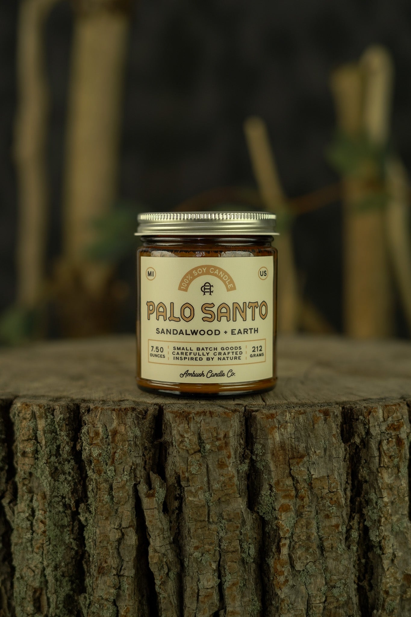 Palo Santo | Sandalwood + Earth Soy Candle