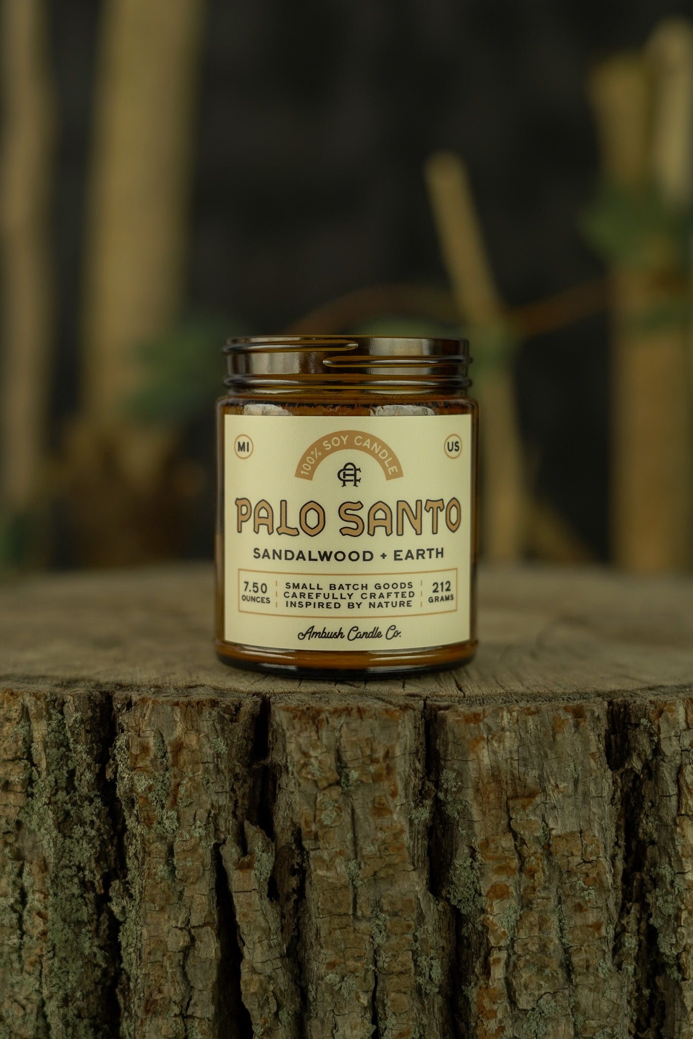Palo Santo | Sandalwood + Earth Soy Candle