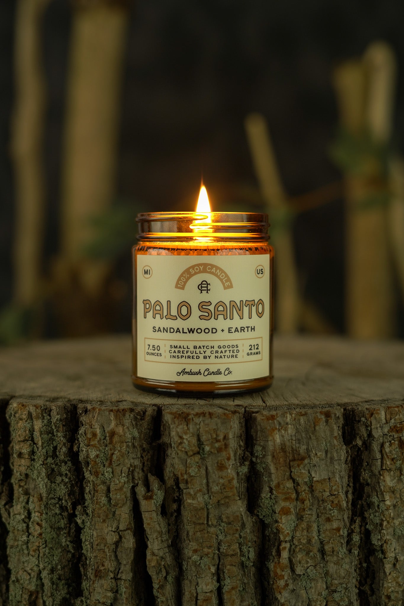 Palo Santo | Sandalwood + Earth Soy Candle