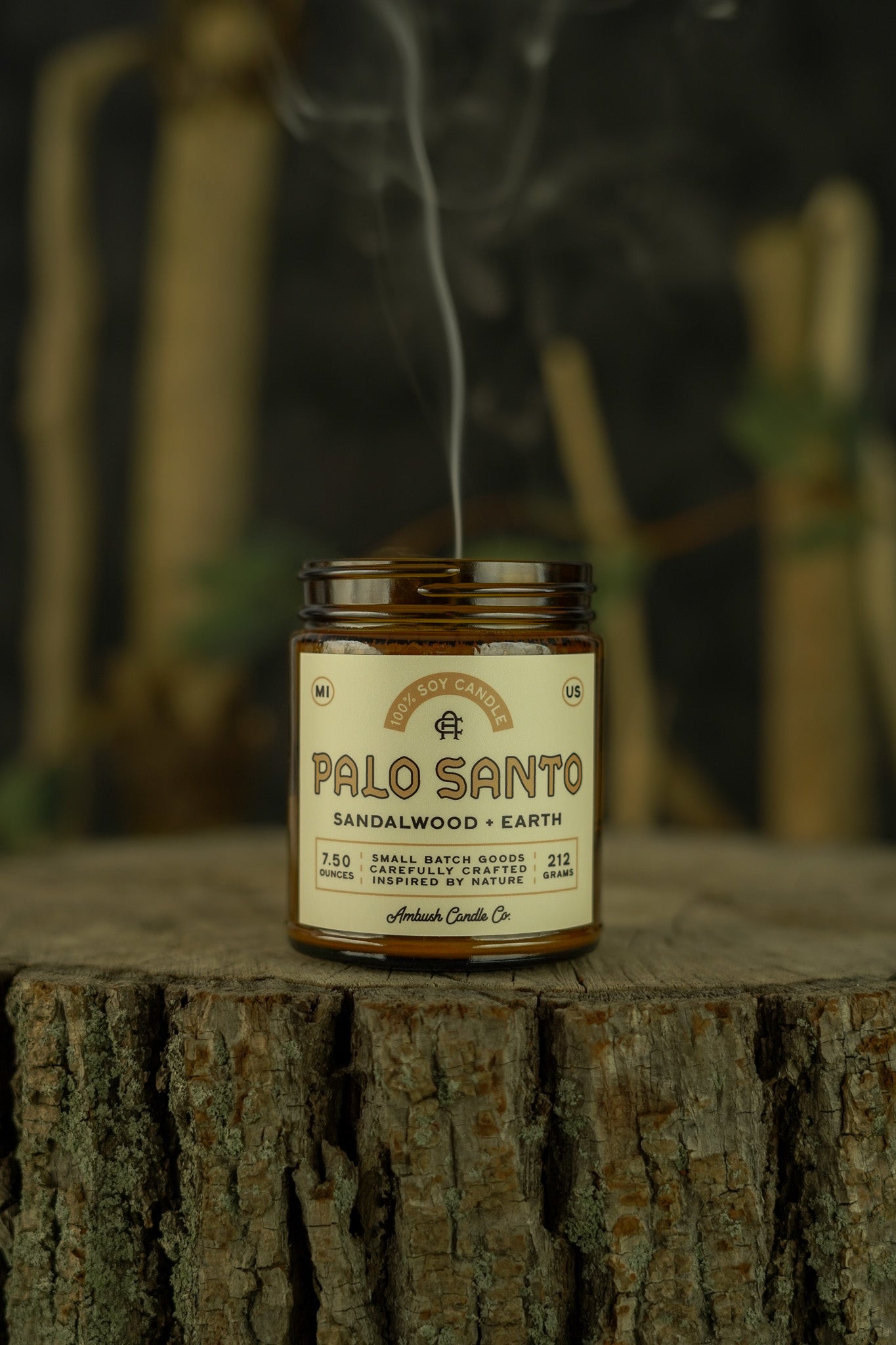 Palo Santo | Sandalwood + Earth Soy Candle